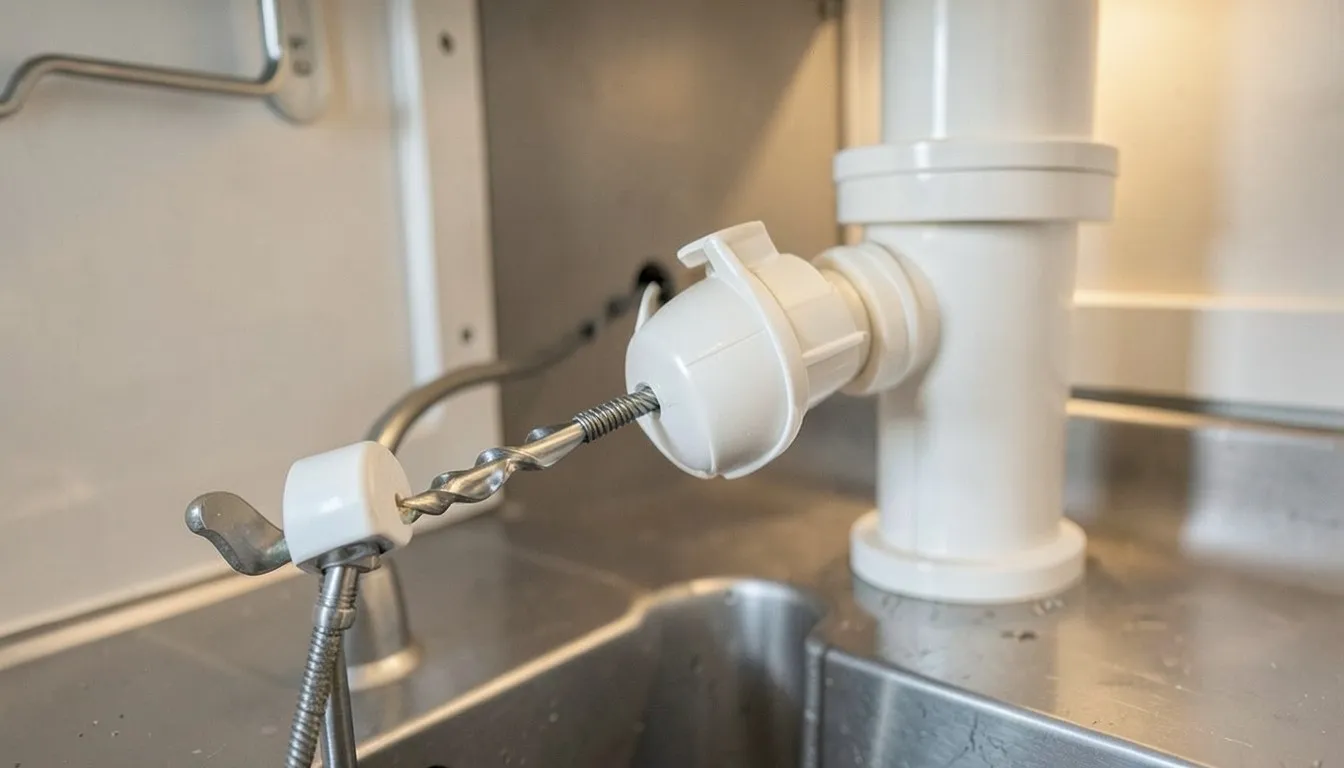 Editorial photograph illustrating drain cleaning: the complete guide.