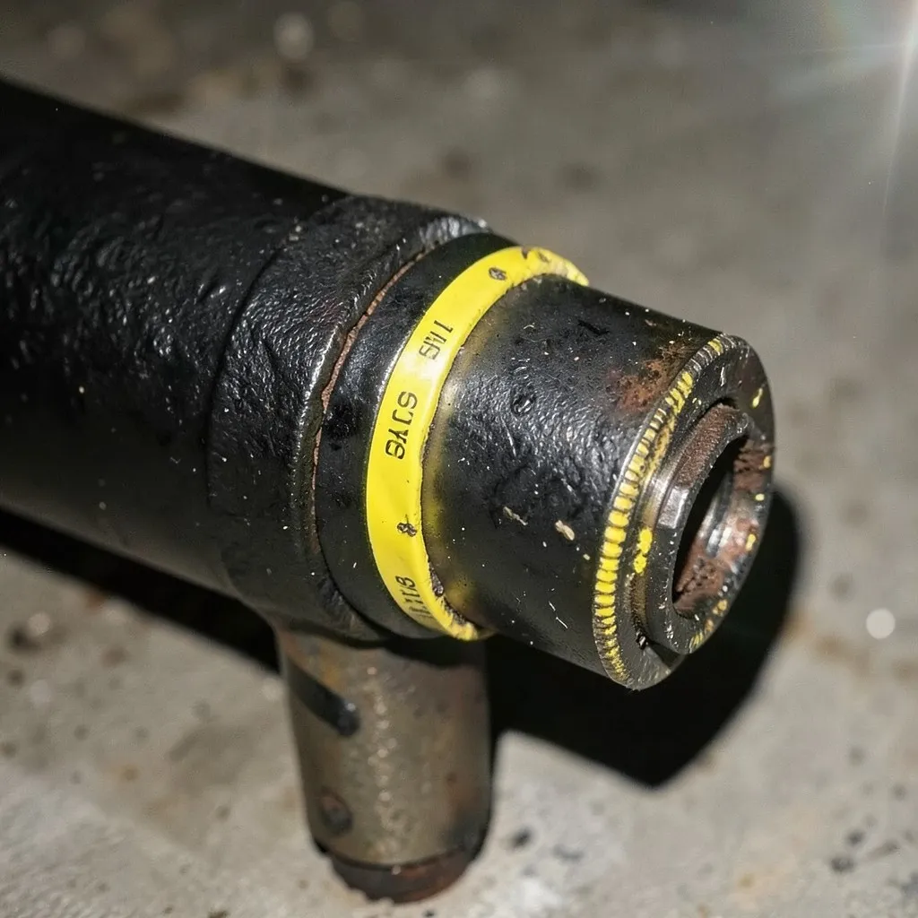Reference photograph: Gas Line (The piping that carries natural gas or propane from the utility meter or tank to).