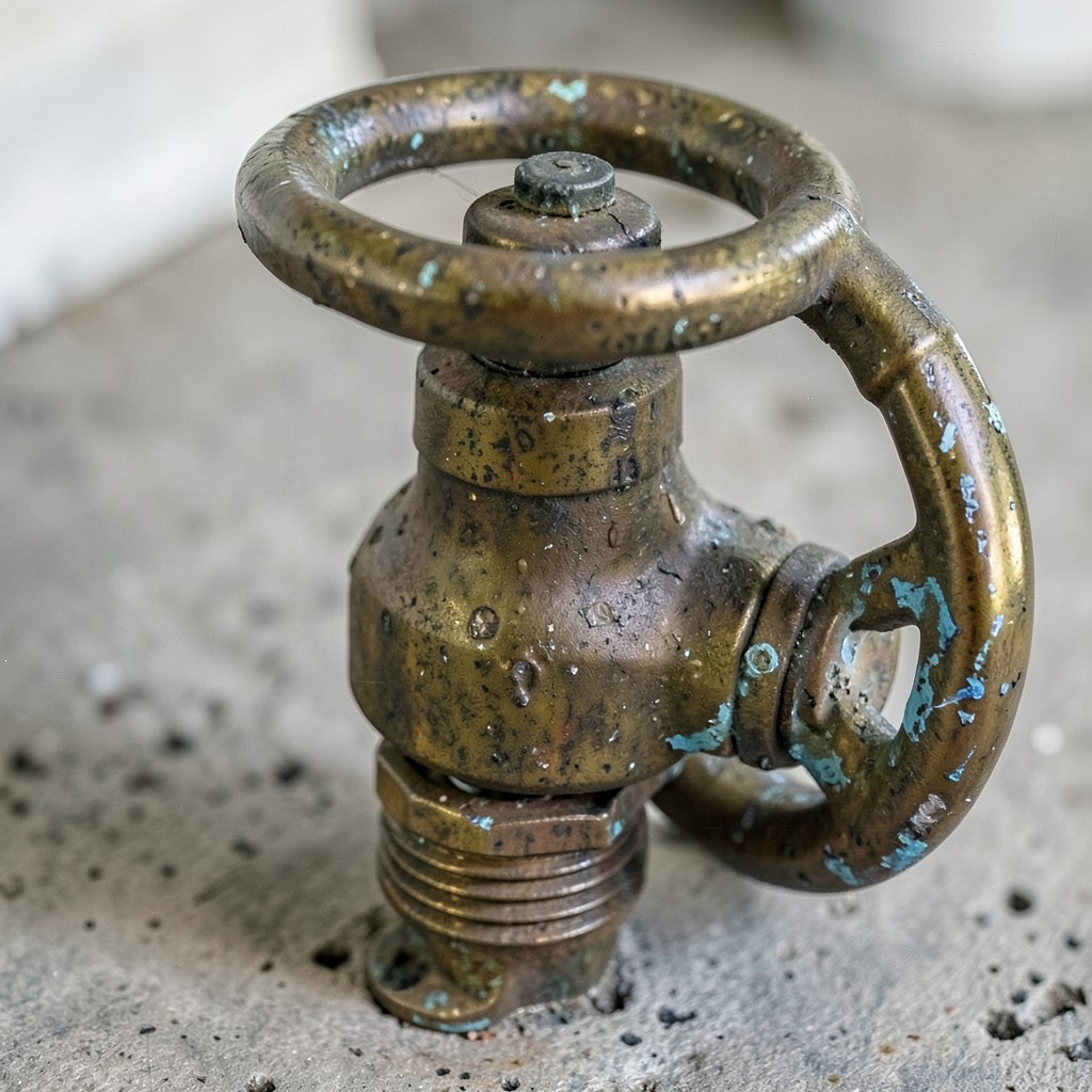 Reference photograph: Gate Valve (A multi-turn shutoff valve that uses a rising wedge gate to stop flow. Common in).
