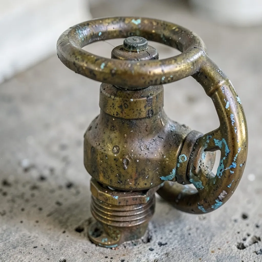Reference photograph: Gate Valve (A multi-turn shutoff valve that uses a rising wedge gate to stop flow. Common in).