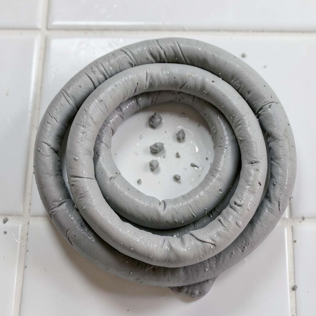 Reference photograph: Plumber's Putty (A soft, pliable sealing compound used to create watertight seals around sink dra).
