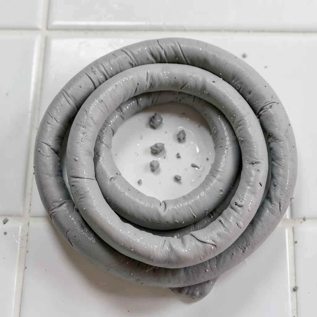Reference photograph: Plumber's Putty (A soft, pliable sealing compound used to create watertight seals around sink dra).