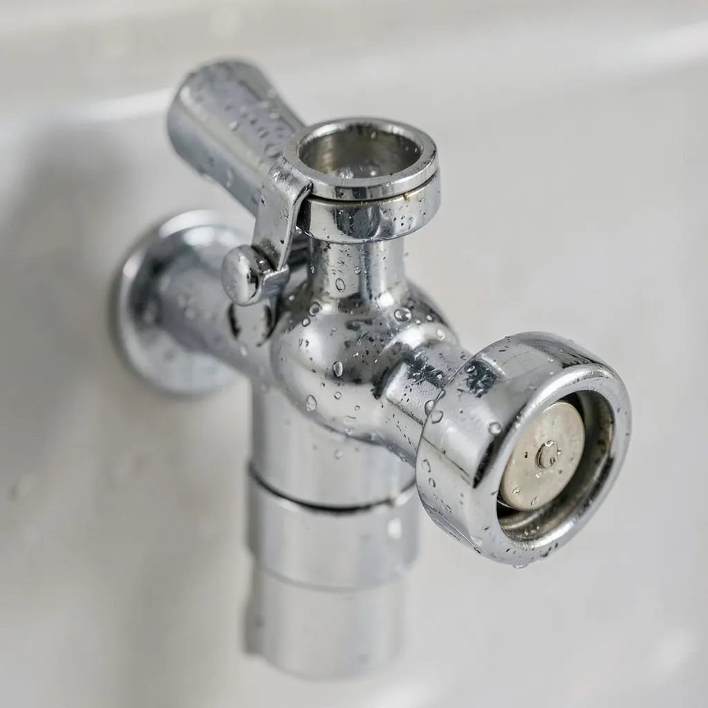 Reference photograph: Pop-Up Drain (The drain assembly in bathroom sinks with a stopper that moves up and down via a).