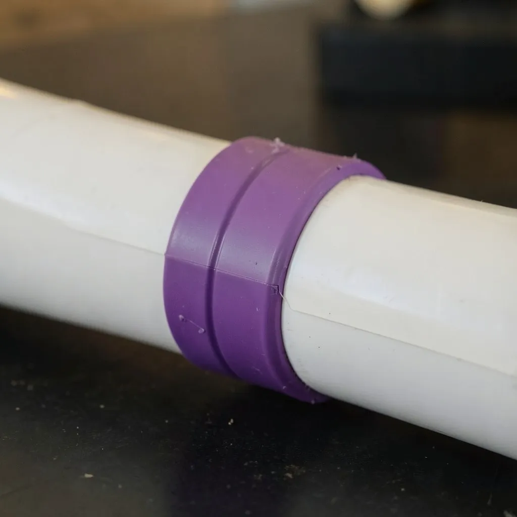 Reference photograph: PVC Pipe (Polyvinyl Chloride) (White rigid plastic pipe for drain, waste, vent, and cold supply only; never app).
