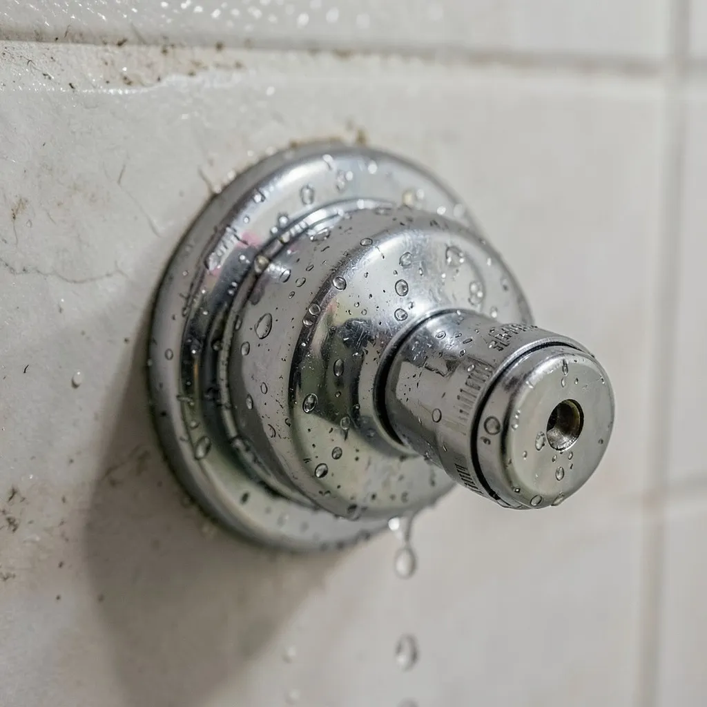 Reference photograph: Shower Valve (The mixing valve behind the shower wall that blends hot and cold water to the se).
