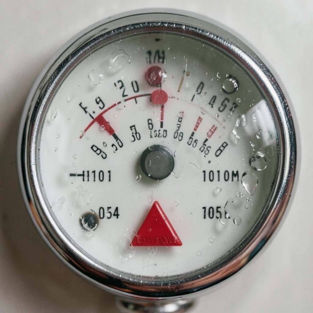 Reference photograph: Water Meter (The device installed by the water utility that measures water consumption in cub).